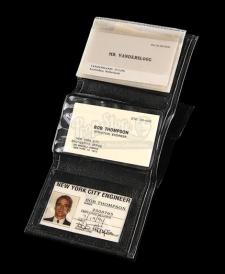 DIE HARD WITH A VENGEANCE (1995) - Simon Gruber's (Jeremy Irons) Fake ID