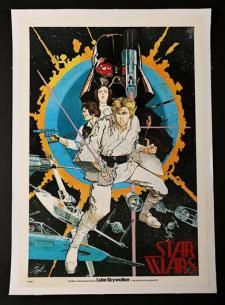 STAR WARS - EP IV - A NEW HOPE (1977) - Howard Chaykin First Edition Poster
