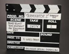 TERMINATOR 2: JUDGMENT DAY (1991) - Visual Effects Clapperboard