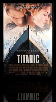 TITANIC (1997) - Autographed One Sheet Poster