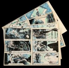 JAWS: THE REVENGE (1987) - Hand-Coloured Storyboard Set
