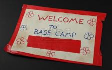 EVEREST (2015) - 'Welcome to Base Camp' Sign