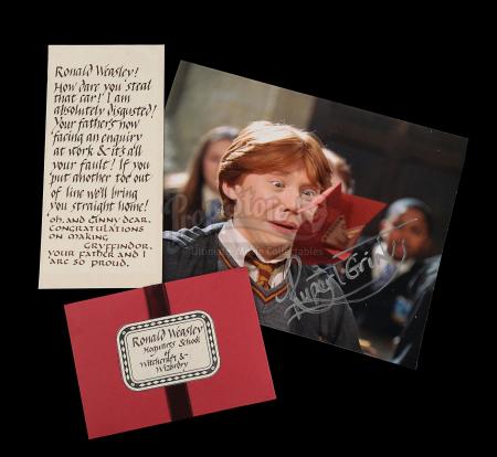 HARRY POTTER AND THE CHAMBER OF SECRETS (2002) - Ron Weasley's (Rupert Grint) Howler