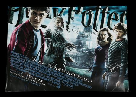 HARRY POTTER AND THE HALF-BLOOD PRINCE (2009) - Main Cast Autographed Poster