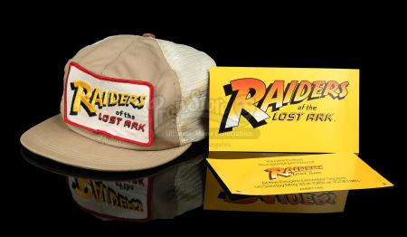 INDIANA JONES AND THE RAIDERS OF THE LOST ARK (1981) - Crew Cap and Screening Passes