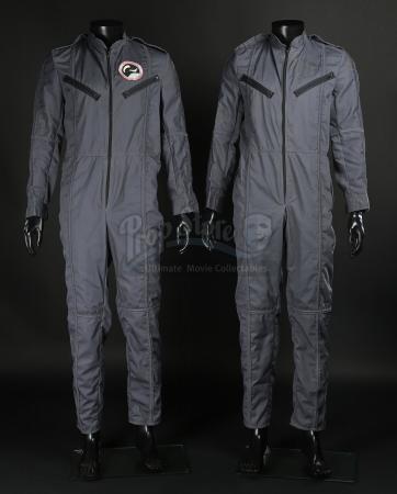 LIFEFORCE (1985) - Pair of Churchill Crew Flight Suits and Churchill Astronaut Patch