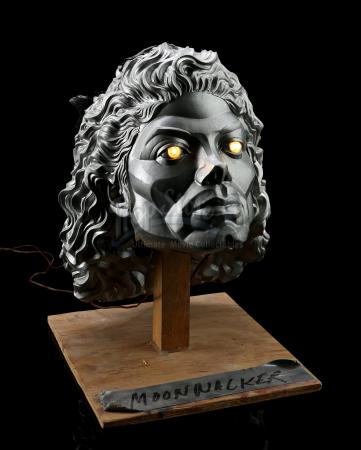 MICHAEL JACKSON: MOONWALKER (1989) - Michael Jackson Light-Up Robotic Face and Lifecast