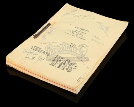 MUMMY, THE (1999) - Key Cast (Including Brendan Fraser, Rachel Weisz and more) Autographed Shooting Script