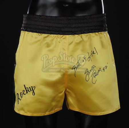 ROCKY III (1982) - Rocky's (Sylvester Stallone) Autographed Shorts