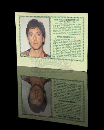 SCARFACE (1983) - Tony Montana's (Al Pacino) Green Card