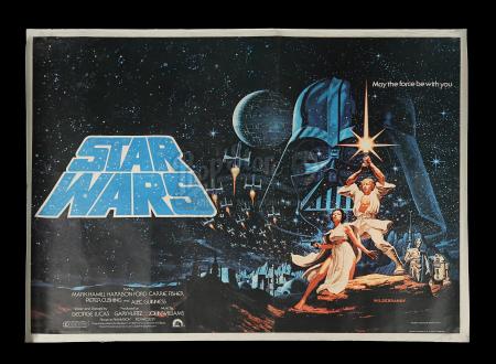 STAR WARS: A NEW HOPE (1977) - Hildebrandt UK Quad Poster