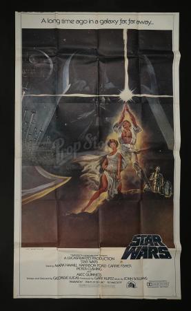 STAR WARS: A NEW HOPE (1977) - Three Sheet Poster
