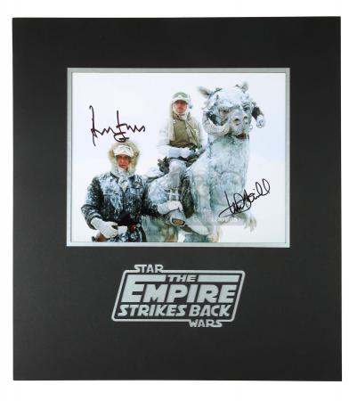 STAR WARS: THE EMPIRE STRIKES BACK (1980) - Harrison Ford and Mark Hamill Autographed Photograph
