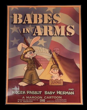 WHO FRAMED ROGER RABBIT (1988) - Maroon Cartoons 'Babes In Arms' Poster