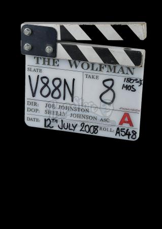 WOLFMAN, THE (2010) - 'A' Camera Clapperboard