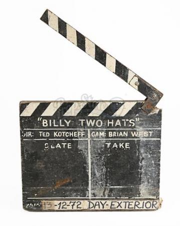 BILLY TWO HATS (1974) - Production-Used Clapperboard