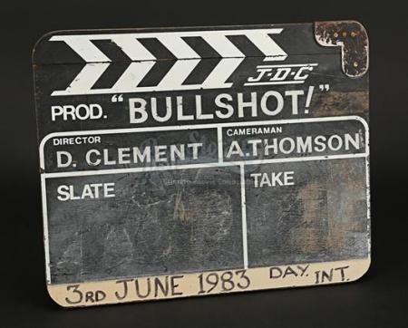 BULLSHOT CRUMMOND (1983) - Production-Used Clapperboard