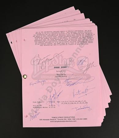 Maria Doyle Kennedy’s Cast Autographed Production Script - Episode 5.01