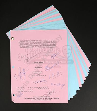 Maria Doyle Kennedy’s Cast Autographed Production Script - Episode 5.08