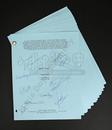 Maria Doyle Kennedy’s Cast Autographed Production Script - Episode 5.09