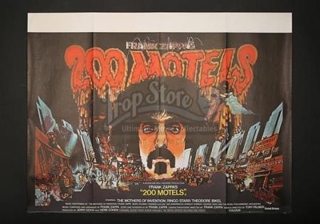 200 MOTELS (1971) - UK Quad Poster (1971)
