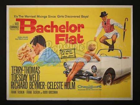 BACHELOR FLAT (1961) - UK Quad Poster (1961)
