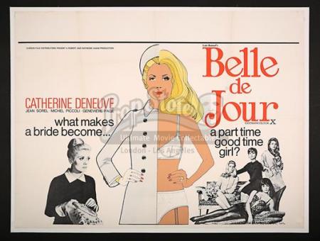 BELLE DE JOUR (1967) - UK Quad Poster (1967)
