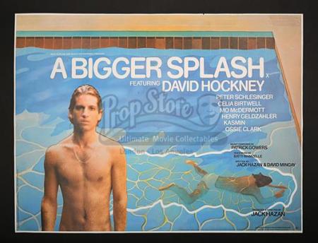 A BIGGER SPLASH (1973) - UK Quad Poster (1973)