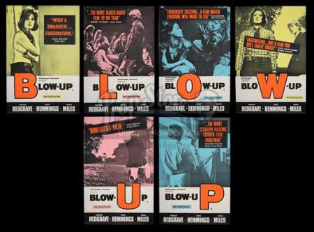 BLOW-UP (1966) - Set of Six UK Double-Crown Posters (1966)
