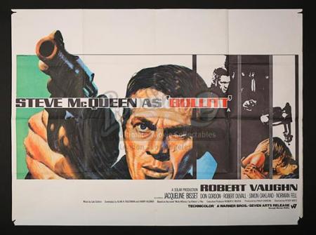 BULLITT (1968) - UK Quad Poster (1968)