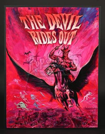 THE DEVIL RIDES OUT (1968) - Prototype Artwork (1968)