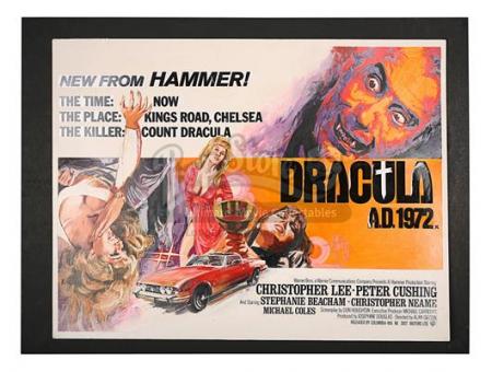 DRACULA A.D. 1972 (1972) - UK Quad Poster Artwork (1972)