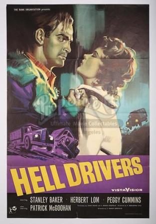 HELL DRIVERS (1957) - UK 1-Sheet Poster (1957)