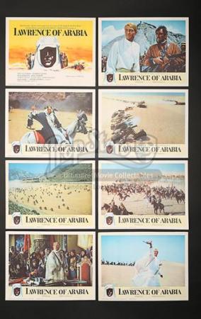 LAWRENCE OF ARABIA (1962) - Eight US Lobby Cards (1962)