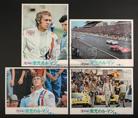 LE MANS (1971) - Four Japanese Lobby Cards (1971)
