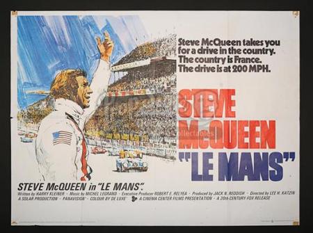 LE MANS (1971) - UK Quad Poster (1971)