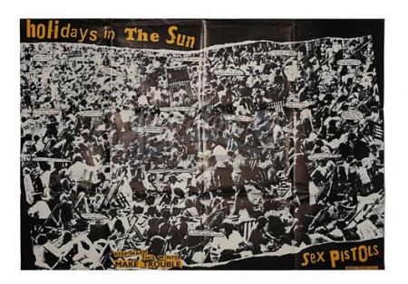 SEX PISTOLS HOLIDAYS IN THE SUN (1977) - Sex Pistols Holidays In The Sun Promo Poster (1977)