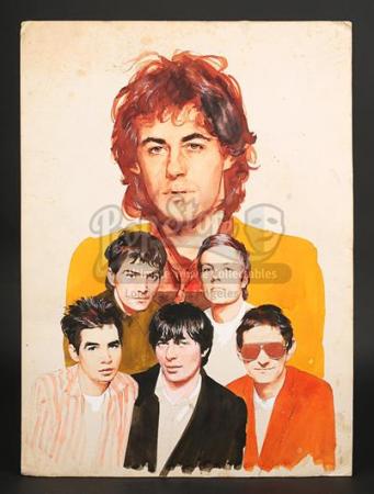 BOB GELDOF BOOMTOWN RATS LOOK-IN (1979) - Bob Geldof Boomtown Rats Look-In UK Magazine Cover Artwork (1979)