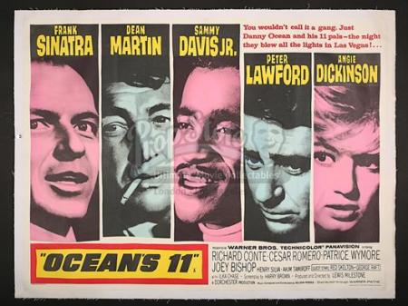 OCEAN'S 11 (1960) - UK Quad Poster (1960)