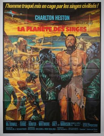 PLANET OF THE APES (1968) - French Grande Affiche (1968)