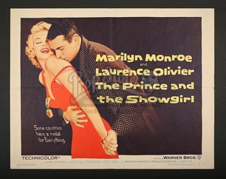 THE PRINCE AND THE SHOWGIRL (1957) - US 1/2-Sheet Poster (1957)