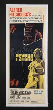 PSYCHO (1960) - US Insert Poster (1960)