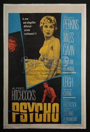 PSYCHO (1960) - US 1-Sheet Poster (1960)