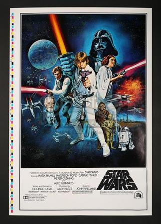 Star Wars Trilogy Movie Poster 1983 British Quad (30x40)