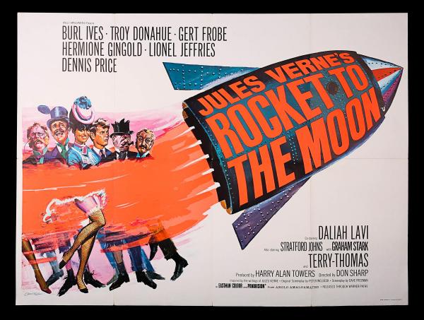 JULES VERNE'S ROCKET TO THE MOON (1967) - UK Quad Poster - Current ...