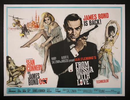 JAMES BOND: FROM RUSSIA WITH LOVE (1963) - UK Quad Poster